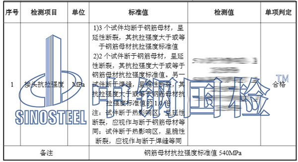 幕墙预埋件检测报告效果